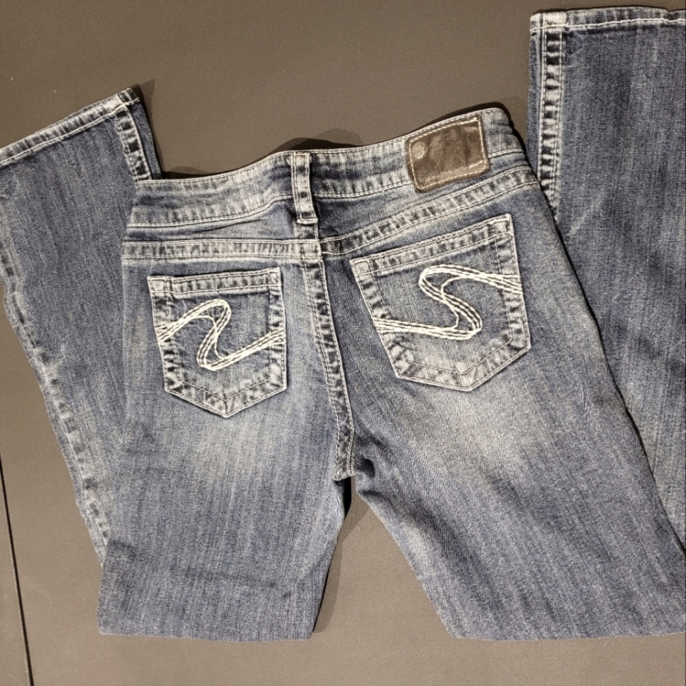 Silver Aiko bootcut W28/L31 dark wash excellent condition